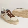 Ball Star LTD da uomo in nappa con stella in nappa e linguetta sul tallone in pelle