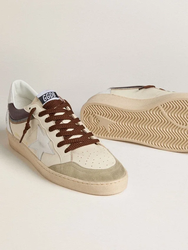 Ball Star LTD da uomo in nappa con stella in nappa e linguetta sul tallone in pelle