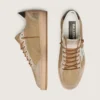 Ball Star LTD da uomo in pelle scamosciata color tabacco con stella argentata