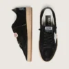 Ball Star LTD da uomo in pelle scamosciata nera con inserti in pellami