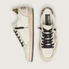 Ball Star Wishes da uomo con stella in pelle scamosciata e linguetta sul tallone in pelle di pony con stampa leopardata