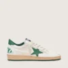 Ball Star Wishes da donna in nappa bianca con stella e linguetta sul tallone in pelle verde
