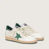 Ball Star Wishes da donna in nappa bianca con stella e linguetta sul tallone in pelle verde