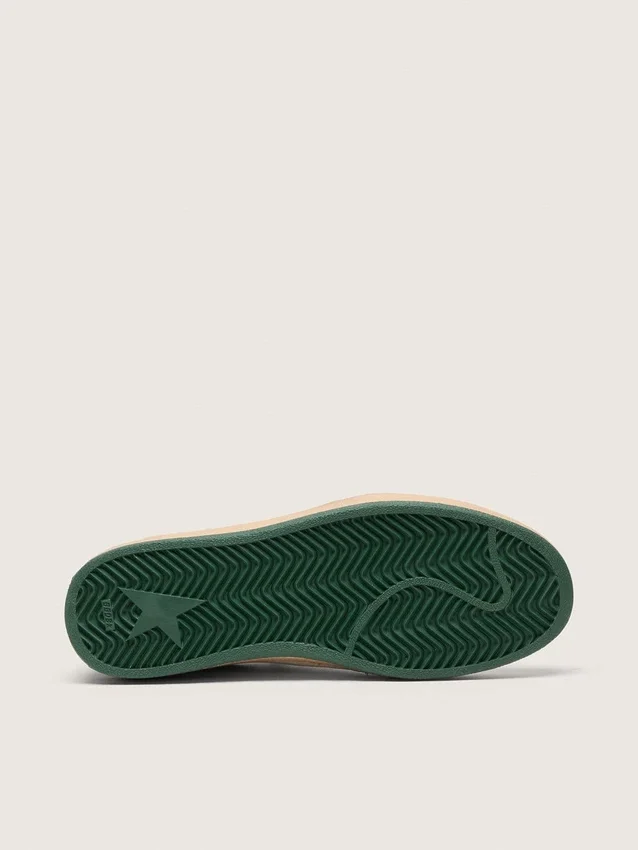 Ball Star Wishes da donna in nappa bianca con stella e linguetta sul tallone in pelle verde