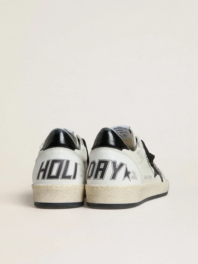 Ball Star Wishes da uomo in nappa con stella Naplak nera e linguetta sul tallone