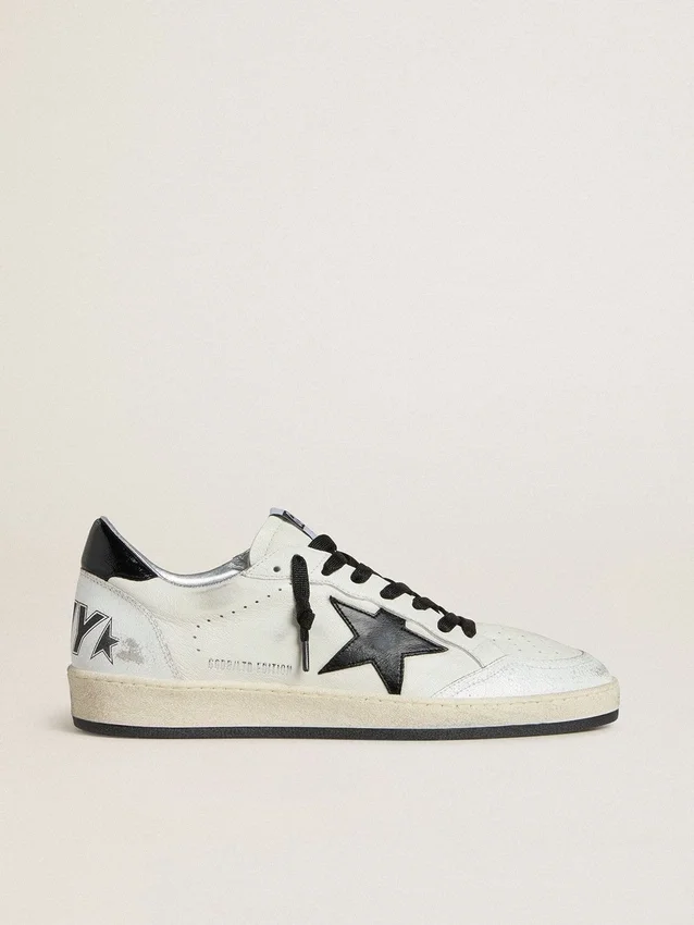 Ball Star Wishes da uomo in nappa con stella Naplak nera e linguetta sul tallone