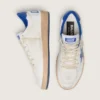 Ball Star Wishes da uomo in pelle nappa bianca con stella blu brillante e linguetta sul tallone