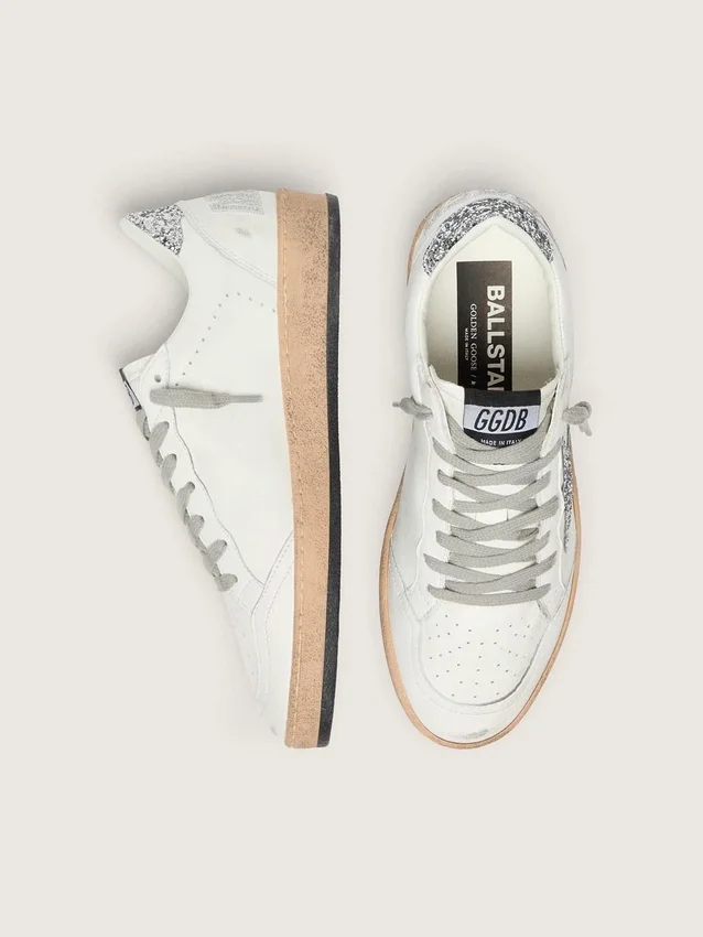 Ball Star Wishes da donna in pelle nappa con stella glitterata e linguetta sul tallone
