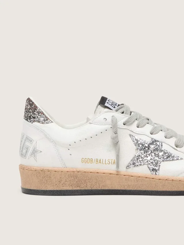 Ball Star Wishes da donna in pelle nappa con stella glitterata e linguetta sul tallone