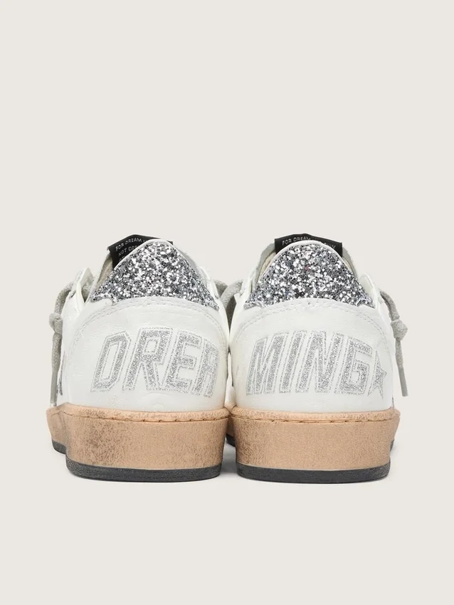 Ball Star Wishes da donna in pelle nappa con stella glitterata e linguetta sul tallone