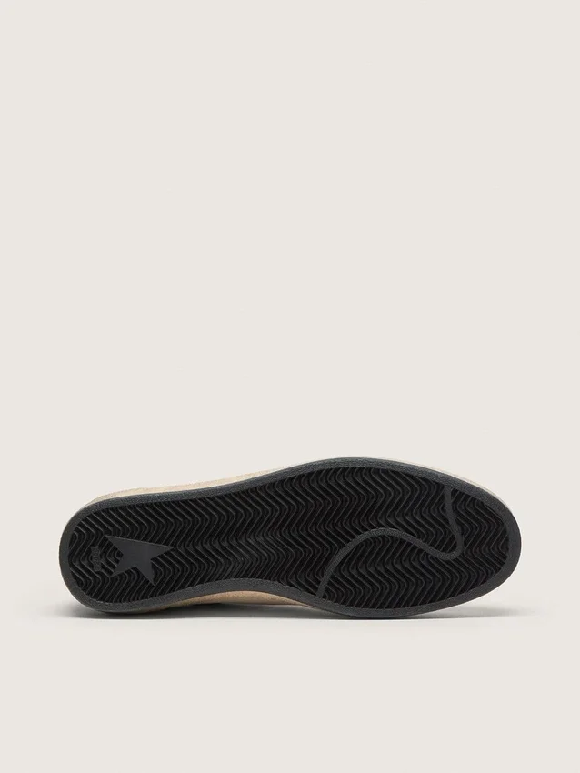 Ball Star Wishes da uomo con stella in pelle scamosciata e linguetta sul tallone in pelle di pony con stampa leopardata