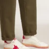 Ball Star Wishes da uomo in pelle bianca con stella rossa e linguetta sul tallone