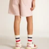 Ball Star Young in nappa con stella in nappa e linguetta sul tallone in pelle scamosciata rosa