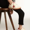 Ball Star Young in nappa con stella in pelle rossa e linguetta sul tallone