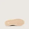 Ball Star Young in pelle scamosciata beige con stella rossa e linguetta sul tallone azzurra