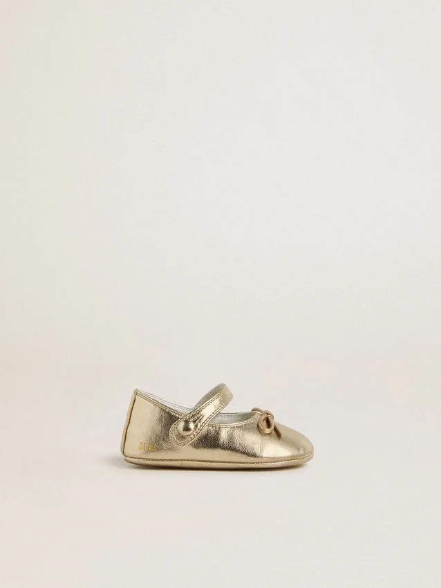 Ballerine Sofi Baby in pelle dorata