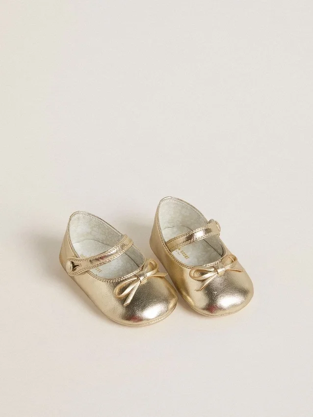 Ballerine Sofi Baby in pelle dorata