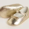 Ballerine Sofi Baby in pelle dorata