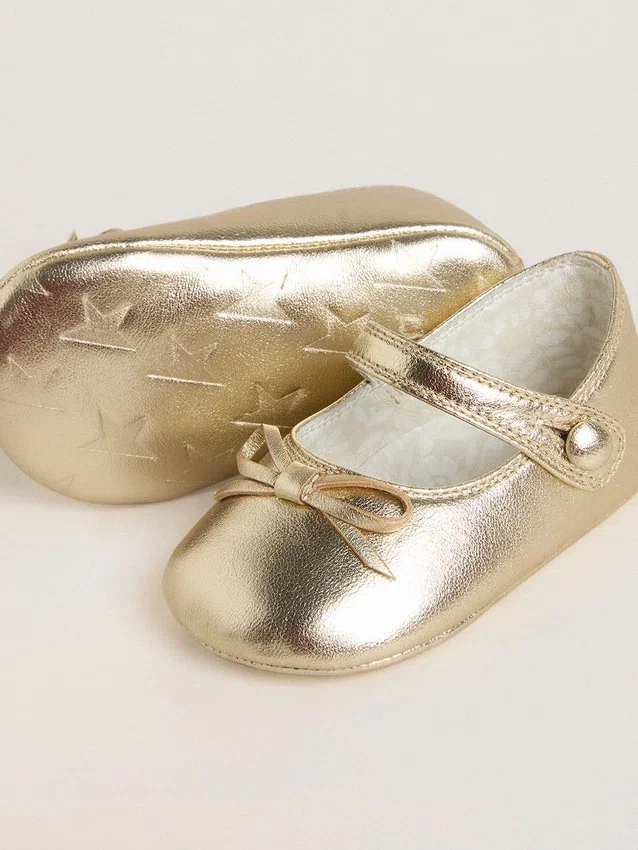 Ballerine Sofi Baby in pelle dorata