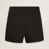Bermuda da uomo in cotone nero