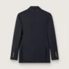 Blazer da donna blu scuro a doppio petto