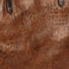 Borsa Pasadena in pelle martellata con stampa leopardata e manici neri a contrasto