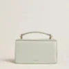 Borsa Venezia piccola in pelle martellata grigio minerale con dettagli dorati