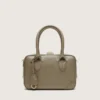 Borsa Vita in pelle verde salvia con dettagli dorati