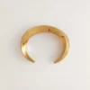 Bracciale rigido dorato