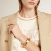 Bracciale rigido dorato
