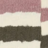 Calzini in bianco invecchiato con strisce multicolori