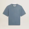 Camicia azzurro chiaro con logo rovesciato sul retro - Capsule in jersey