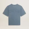 Camicia azzurro chiaro con logo rovesciato sul retro - Capsule in jersey