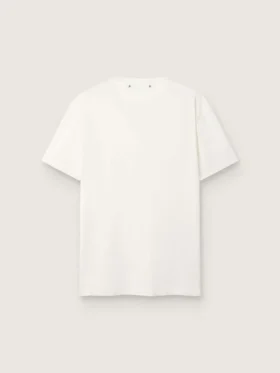 Camicia bianca da uomo con trattamento invecchiato