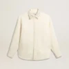 Camicia da donna in misto viscosa e cotone con colletto impreziosito da cristalli