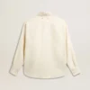 Camicia da donna in misto viscosa e cotone con colletto impreziosito da cristalli