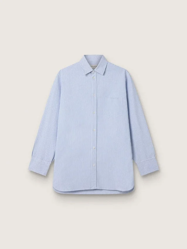 Camicia da uomo a righe sottili