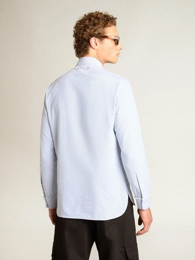 Camicia da uomo a righe sottili