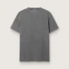 Camicia da uomo grigio antracite con effetto consumato