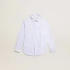 Camicie da bambino a righe azzurre