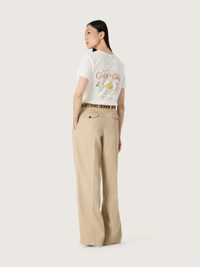 Camicie da donna con stampa sul retro