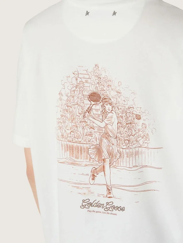 Camicie da donna con stampa sul retro