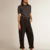 Camicie da donna in lana merino antracite