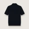 Camicie da donna in lana merino blu navy