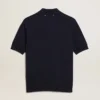 Camicie da donna in lana merino blu navy