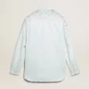 Camicie da donna in stile boyfriend sbiancate con cristalli cabochon