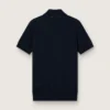 Camicie da uomo a maniche corte in lana merino blu navy