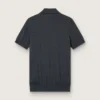 Camicie da uomo a maniche corte in lana merino grigia