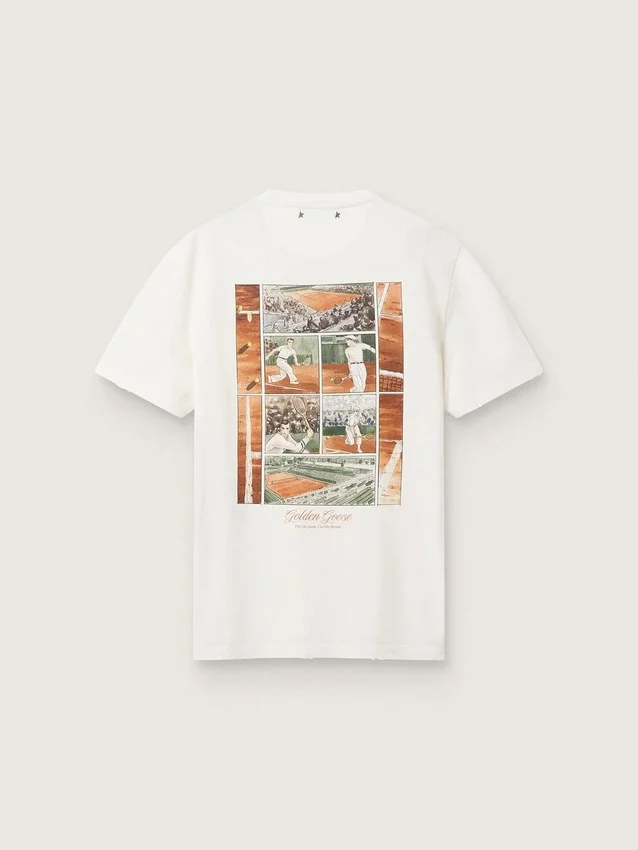 Camicie da uomo con stampa sul retro