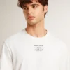 Camicie da uomo in cotone effetto "worn-white" con scritte nere